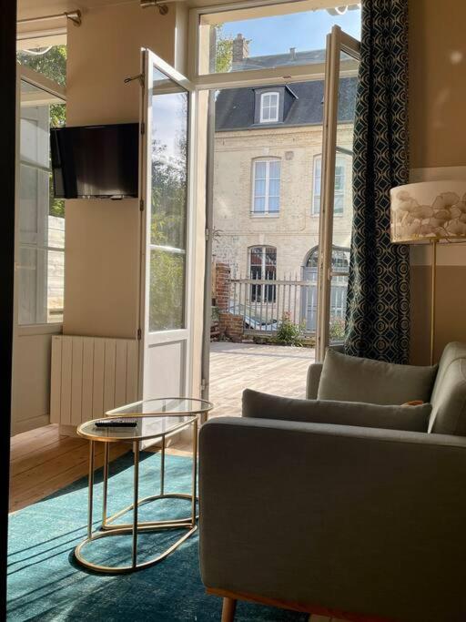 Superbe appartement neuf et sa terrasse privée Honfleur Esterno foto