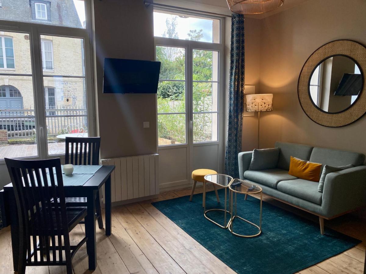 Superbe appartement neuf et sa terrasse privée Honfleur Esterno foto